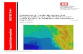 Generating a Coastal Boundary and Topographic …register accurately with Digital Terrain Elevation Data (DTED®) Level 1. DTED Level 1 has an accuracy equivalent to a 1:250,000-scale