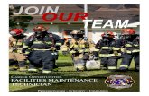 Career Opportunities FACILITIES MAINTENANCE TECHNICIAN · The Facilities Maintenance Technician is responsible for all small to medium in-house repairs, monthly preventative maintenance;