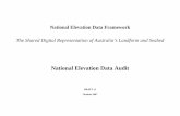 National Elevation Data AuditThe first high resolution national digital elevation model for Australia was developed in 1994 by AUSLIG. GEODATA 9 Second Digital GEODATA 9 Second Digital