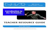 TEACHER RESOURCE GUIDE - New Haven Symphony Orchestra · 2020-02-21 · Additional Resources. Musical Elements Worksheet . pg. 42 • Use this worksheet for any musical example in