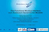 Das Functional Mockup Interface zum Austausch Dynamischer … · 2010-03-05 · Functional Mockup Interface > ASIM Workshop, 4.-5. März 2010 > Slide 4 Task is complex since the different