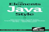 The Elements of Java Stylece.sharif.edu/.../resources/root/TheElementsOfJavaStyleR.pdfThe Elements of Java Style • Vermeulen, Al et al 16. More Java Gems • edited by Dwight Deugo,