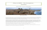 Clare in WW2 - The Emergency - Timeline for Clare in WW2 ...€¦ · The aim of this project is to find out how many men and women from Clare took part in WW2, and the effect of the