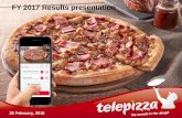FY 2017 Results presentation - telepizza.com · 2018-02-28 · FY 2017 Results presentation 28 19 FebruarySeptember, 2018, 2017. 2 ... Initiation of a dividend for year-end 2017,