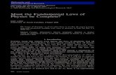 Must the Fundamental Laws of Physics be Complete? · Must the Fundamental Laws of Physics be Complete? marc lange University of North Carolina, Chapel Hill The beauty of electricity,