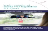 lmplementation of smoke-free legislation in England ... lmplementation of smoke-free legislation in