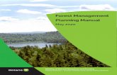 Forest Management Planning Manual 2020 - files.ontario.ca · In forest management planning, the planning team uses decision 18 support systems to facilitate the strategic analysis