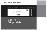 FAQ-BU Wall Mounted Unitdaikintech.co.uk/Data/Split-Sky-Air-Indoor/FAQ(FAA... · Sound power (cooling/heating) (5) high dB(A) 59/59 61/61 low dB(A) 53/53 57/57 FAN Air flow rate high