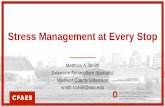Stress Management at Every Stop - OSU South Centers · 2018-11-26 · Stress Management at Every Stop Matthew A. Smith Extension Aquaculture Specialist Madison County Extension smith.11460@osu.edu