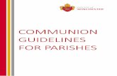 COMMUNION GUIDELINES FOR PARISHES...Preparing a Parish for the Admission of Children to Communion before Confirmation in the Diocese of Winchester This booklet is designed to help