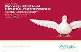 Aflac Group Critical Illness Advantage Group Critical lllness and Cancer.pdf · Aflac Group Critical Illness plan is just another innovative way to help make sure you’re well protected
