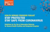 HEALTH SERVICE PROVIDER TOOLKIT STAY PROTECTED STAY … · 1 Letter Minister of Health and Designated hospital Designated hospital administrator's office. Family Welfare, GoI. administrator
