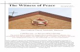 PEACE LUTHERAN CHURC The Witness of Peace · 11/11/2019  · Donations from the grateful kept the church afloat. In an age of foreboding, Peace was proving that tenderness still rose