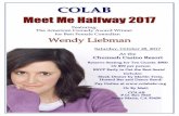 COLAB Meet Me Halfway 2017colabsbc.org/manager/Upload/Event/COLAB_Oct_2017_event_flyer.pdf · Meet Me Halfway 2017 Wendy Liebman Chumash Casino Resort Reserve Seating for Ten Guests: