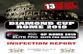 DIAMOND CUP ROME 2019 - IFBBifbb.com/wp-content/uploads/PDF/2019/INSPECTION REPORT BENE… · The DIAMOND CUP ROME will be held in ROME, the capital city of Italy. Rome, with 4,3