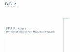BDA Partners 20 Years of crossborder M&A involving Asia€¦ · Aug 2016 Divested wastewater treatment service provider May 2016 Divested provider of heavy-duty corrugated package