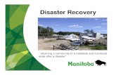 Disaster RecoveryDisaster Recovery · Disaster RecoveryDisaster Recovery. . . . . . . . . . . . . . . . . . . “ returning a community to a habitable and functional state after a