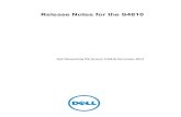 S4810 Release Notes - Force10...Release Notes for the S4810 Dell Networking OS Version 9.6(0.0) November 2014