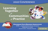 Learning Together Communities - WSRA · Literacy Furthering literacy learning for middle level and secondary students Digital Literacy Reaching young children as they become literate