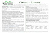 Green Sheet · 11/1/2011  · Immekus, Julia Kuschel, Alyssa Pacino, and Jacob Wanamaker; Fifth Grade: Thomas ugala, Luke Faulstich, Haley Hinton, Lizzie Meyer, Robert Shull, and