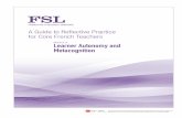FSL A Guide to Reflective Practice for Core French Teachersedugains.ca/.../LearnerAutonomyandMetacognition.pdf · French. Core French teachers realize the importance of learner autonomy
