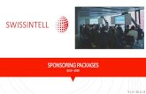 sponsoring packages - Swissintell · Digital platform swissintell.org > 20’000 views > 10’000 unique visitors > 3’000 curated articles ... cocktail sponsoring 1x 1x 1x Free