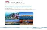 Regulatory Impact Statement · Proposed Marine Estate Management Regulation 2017 –Regulatory Impact Statement i NSW Department of Primary Industries, August 2017 Contents Contents