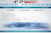 WATER FILTRATION - Filters Plus WAfiltersplus.co/wp-content/uploads/2010/11/FP-WATER-cat.pdfREVERSE OSMOSIS These Filtration systems are the best for cleaning out almost everything