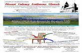 CHURCH NEWSLETTER September 2018 Mount Calvary Lutheran … 2018 Newsletter.pdf · 2018-09-05 · Diehl, Rebecca Diehl, Judy Fultz (Treasurer), Lynn Holtzman, Mary Ann Mahoney, Anita