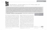 Radiation dosimetry in CT: the role of the manufacturer · Radiation dosimetry in CT: the role of the manufacturer PERSPECTIVE the CTDI vol on current CT scanners [21,101]. The liver