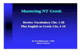 Mastering NT Greek - faculty.gordon.edufaculty.gordon.edu/hu/bi/.../PowerPoints...Vocab.pdf · Chapter 3 Vocabulary a]lla< •but, yet a]po