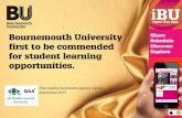 Bournemouth University Share Schedule first to be ......Maintenance Loans 2015-16 Maintenance loans are for day to day costs – typically accommodation, travel, domestic bills etc.