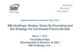 SBI Holdings' History Since Its Founding and the Strategy for ......SBI Net Systems SBI-LG Systems Common Infrastructure Pentagon Management in the Financial Services Business Life
