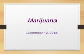 Marijuana - Welcome - Legislative Research Commission 1… · Top strains of marijuana with high potency levels submitted at High Times Cannabis Cups Head Cheese –24.79% Matt’s
