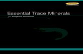 Essential Trace Minerals · Minerals and Zinpro Performance Minerals (0.5x) Zinpro Performance Minerals (ZPM) supplemented at half the level of inorganic mineral sources resulted