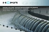 NON-CLOG WASTEWATER PUMPS · MORE ADVANTAGES IN ALL OPERATING MODES The motors are designed for continuous operation duty, or intermittent duty with up to 15 starts per hour. In addition