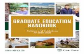 Graduate Education Handbook · 2020-08-05 · grad.calpoly.edu
