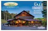 FOR Sale - LoopNet · Savage River Lodge, Western Maryland is located in the Savage River Forest. ... • Innkeeper House converted to rental property • Addition of Innkeeper housing