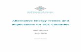 Alternative Energy Trends and Implications for GCC Countries · Alternative energy sources are biomass, hydro power, geothermal, solar energy, wind energy, and wave power. In some