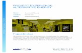 PROJECT EXPERIENCE: ALTERNATIVE ENERGY · 2016-12-09 · ALTERNATIVE ENERGY Spectrolab/Boeing Sylmar, CA Spectrolab/Boeing Renovation of central plant and cleanroom process areas