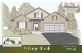 Shown with optional frieze board The Gray Birch No ... · Raise and lower blinds Mechanical Optional Window Optional Window Master Bedroom 12'x14.5' Ensuite Patio Covered Area 15'x12'