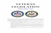 Veteran Legislation - Veterans Resources...2013-2014 session of the 113th Congress which recessed 16 DEC. In all: 474 bills got a vote 9,178 bills/resolutions died without vote in