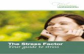 The Stress Factor Your guide to stress - First …Page 3Our ancestors were alerted to the physical danger of wild animals by stress in the form of anxiety. Of course, wild animals