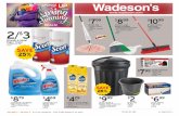 Wadeson Home Centerwadeson.com/wp-content/uploads/2019/03/Wadesons_AJ_2019.pdf · hgh ma 97 Turl Builder crabgrass Preventer 15000 Ft $ 49 MO' Stu re co Potting Mix SAVE $35 SAVE