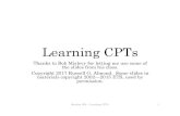 Learning CPTs - Florida State University Task3-Obs Skill1 Skill2 Task1-Obs Task2-Obs Task3-Obs Student