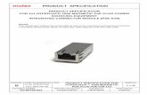 PRODUCT SPECIFICATION - Heilind Electronics · 2015-11-20 · product specification revision: ecr/ecn information: title: product specification for hyperjack™ 1000 magnetic poe