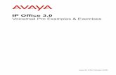 IP Office 3 - support.avaya.comsupport.avaya.com/elmodocs2/ip_office/R3.0/... · Voicemail Pro Examples & Exercises Page 5 IP Office 3.0 Issue 5b (15th February 2005) Voicemail Pro