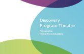 Discovery Program Theatre - Western Health€¦ · Perioperative Student Profile Theatre Discovery Program - Course Description 3 •Post Graduate: 1-2 years, Certificate or Diploma