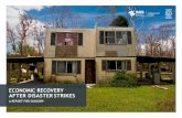 ECONOMIC RECOVERY AFTER DISASTER STRIKES · 2019-09-05 · ECONOMIC RECOVERY AFTER DISASTER STRIKES: A REPORT FOR SUNCORP 2 Household and business insurance provides local communities