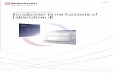 C103-E094 Introduction to the Functions of LabSolutions IR · Analytical Data System for FTIR Printing Window Drag & Drop Easy-to-Create Report Formats Create a flexible printing